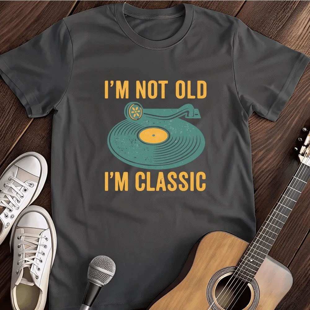 Printify T-Shirt Dark Heather / S I M Not Old T Shirt