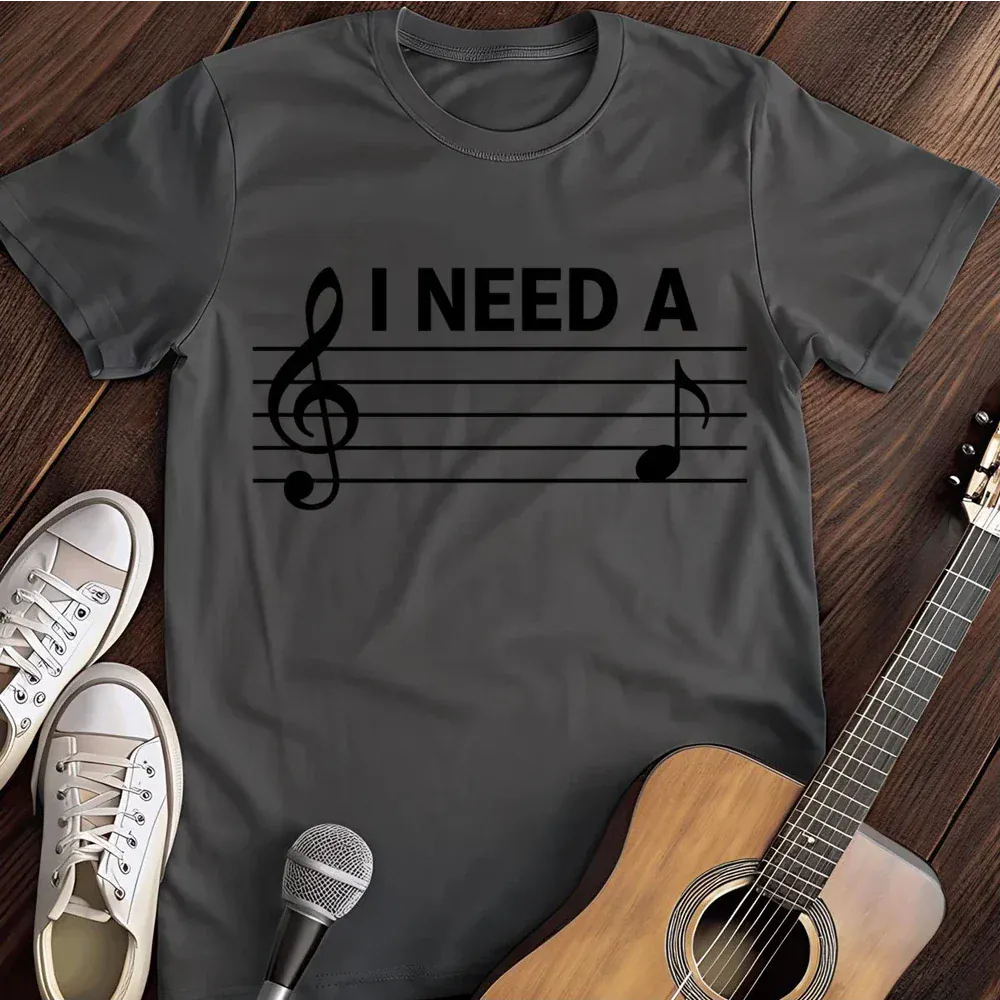 Printify T-Shirt Dark Heather / S I Need A T Shirt