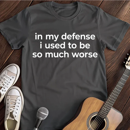 Printify T-Shirt Dark Heather / S In My Defense T Shirt