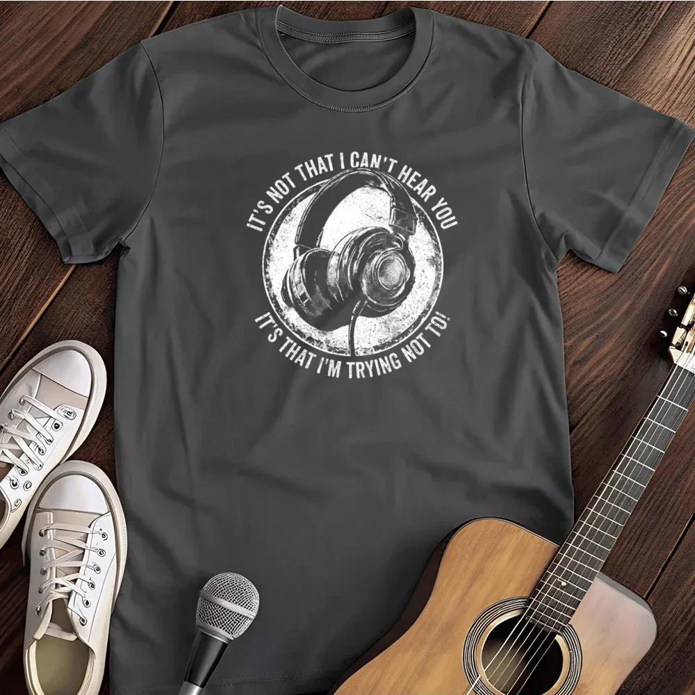 Printify T-Shirt Dark Heather / S It S Not That T Shirt