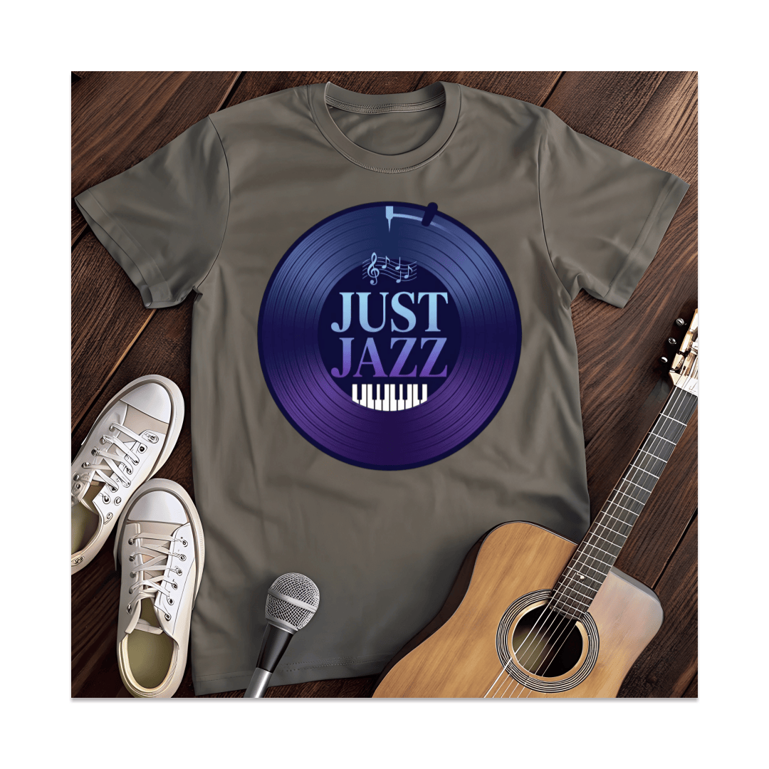 Printify T-Shirt Dark Heather / S Just Jazz Piano T-Shirt