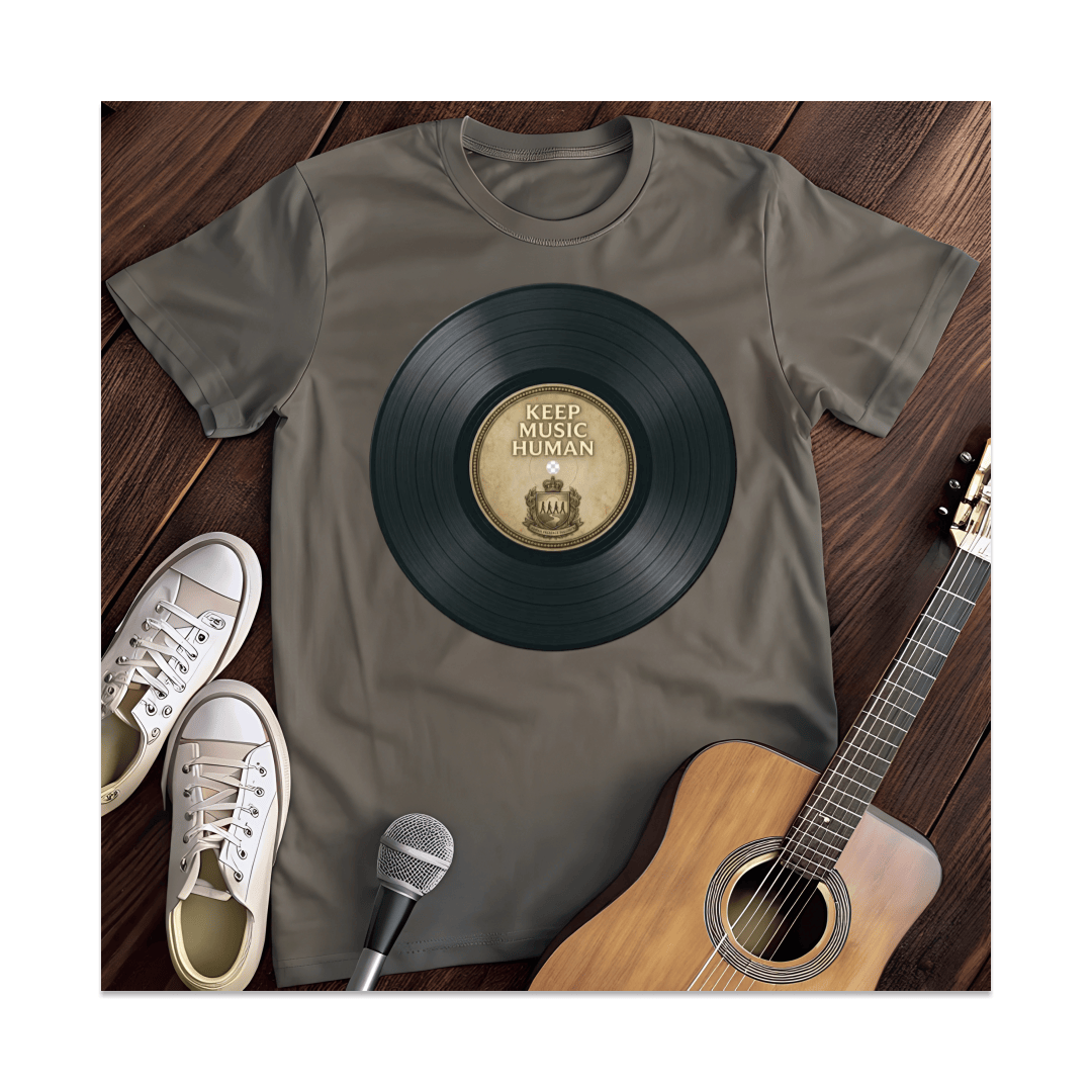 Printify T-Shirt Dark Heather / S Keep Music T-Shirt