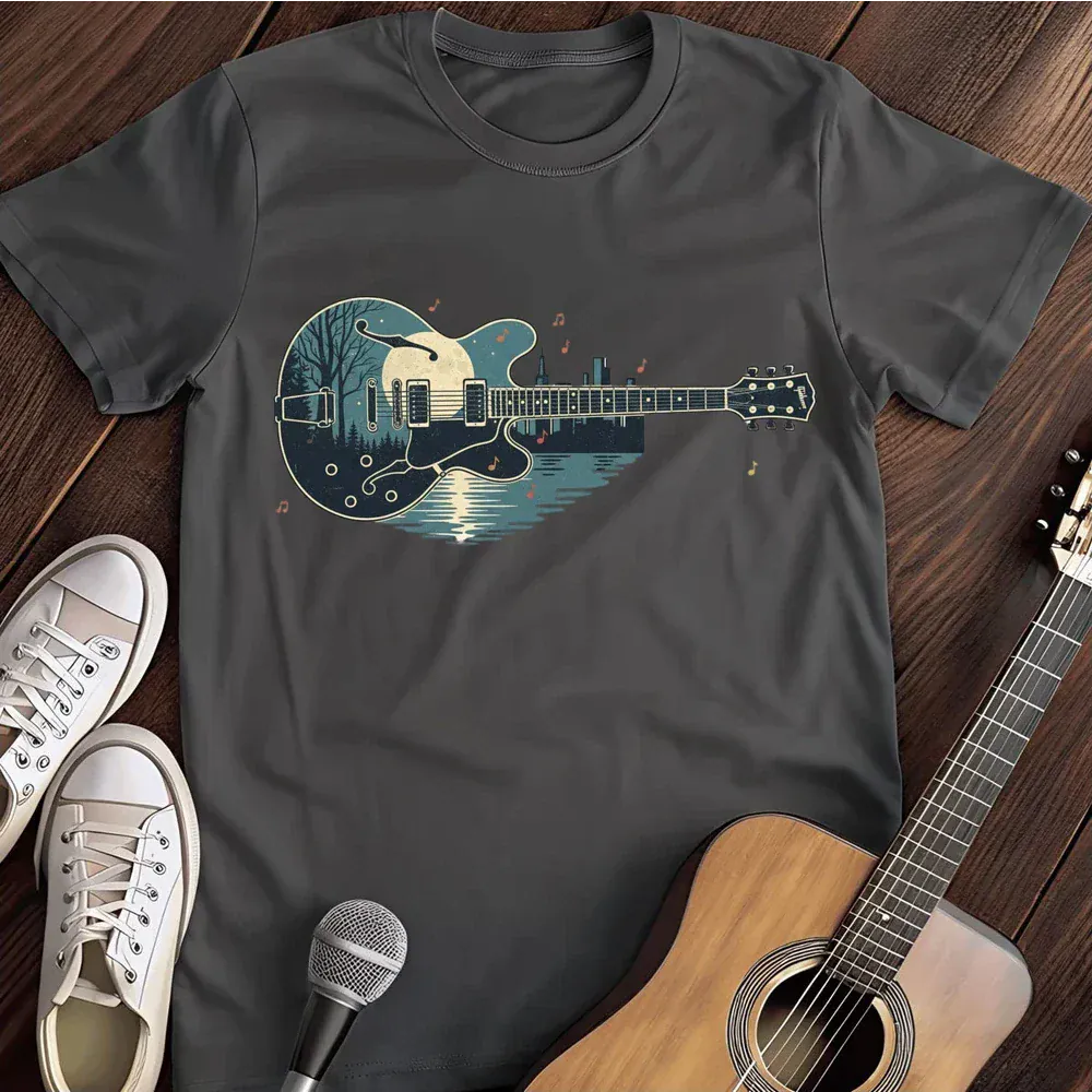 Printify T-Shirt Dark Heather / S Legendary Guitar T Shirt