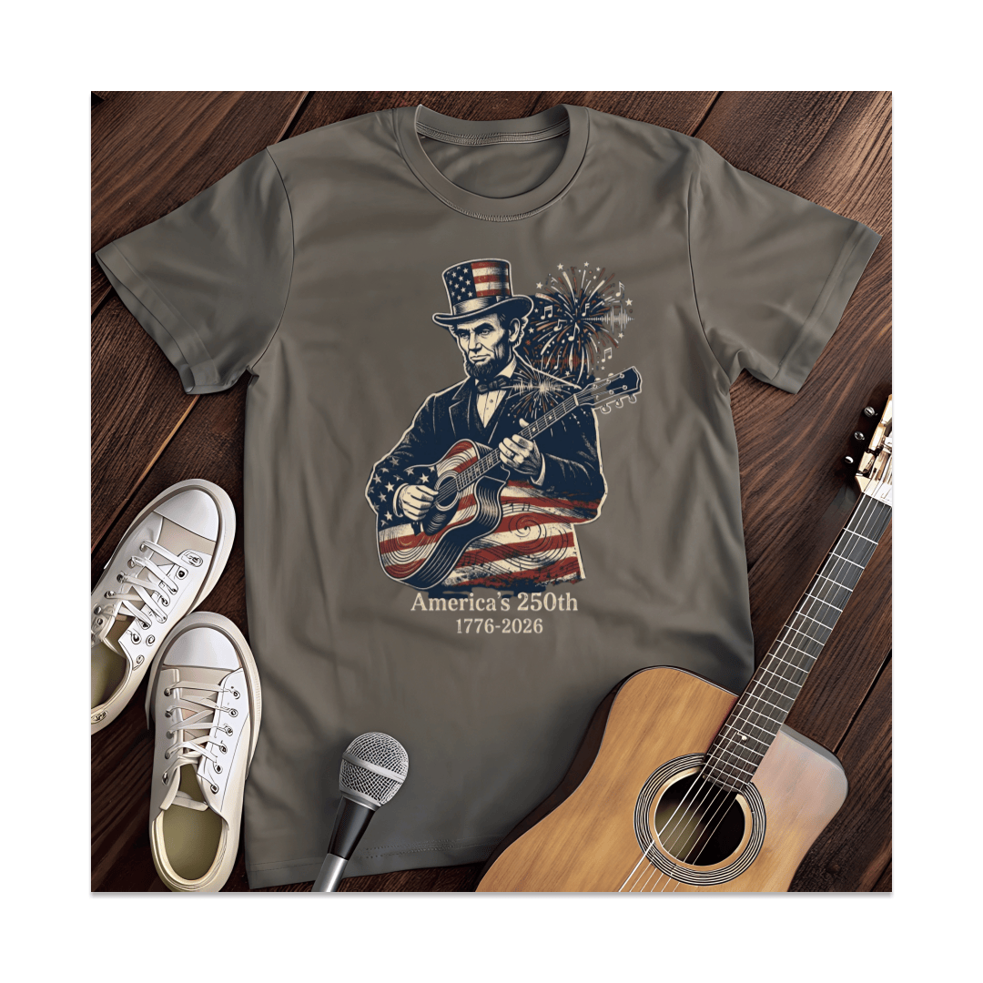 Printify T-Shirt Dark Heather / S Lincoln America's 250th T-Shirt