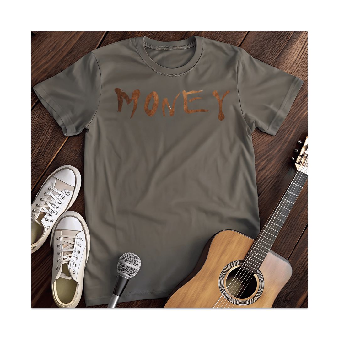 Printify T-Shirt Dark Heather / S Money T-Shirt