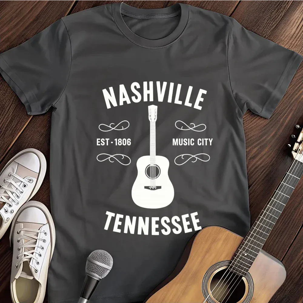 Printify T-Shirt Dark Heather / S Nashville T Shirt