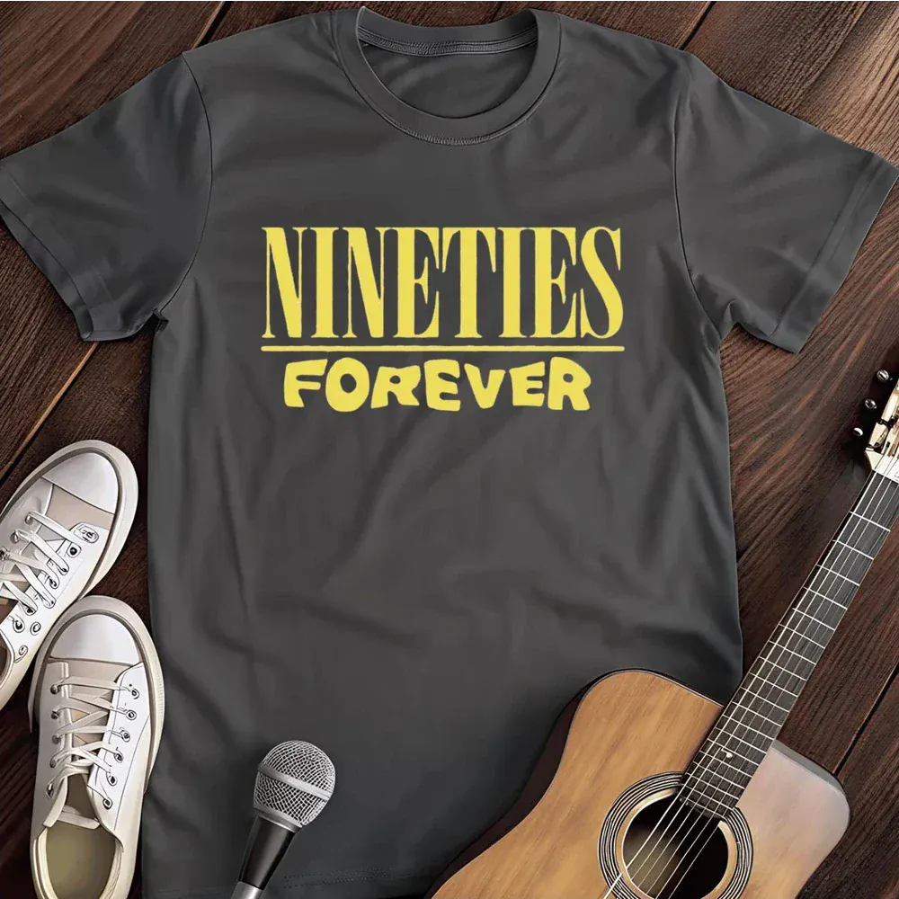Printify T-Shirt Dark Heather / S Nineties Forever T Shirt