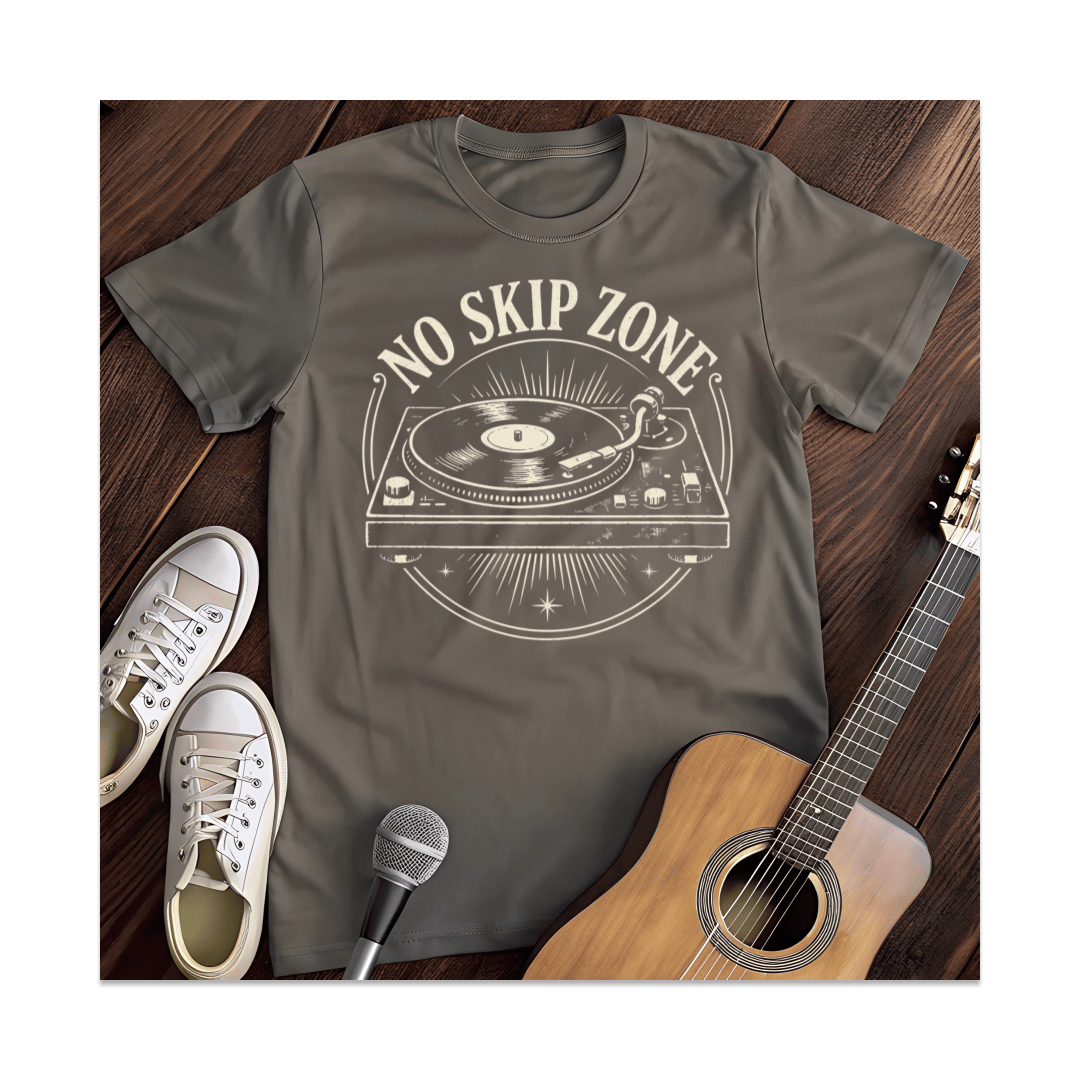Printify T-Shirt Dark Heather / S No Skip  Zone T-Shirt