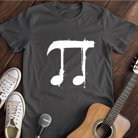 Printify T-Shirt Dark Heather / S Notes Of Pi T Shirt