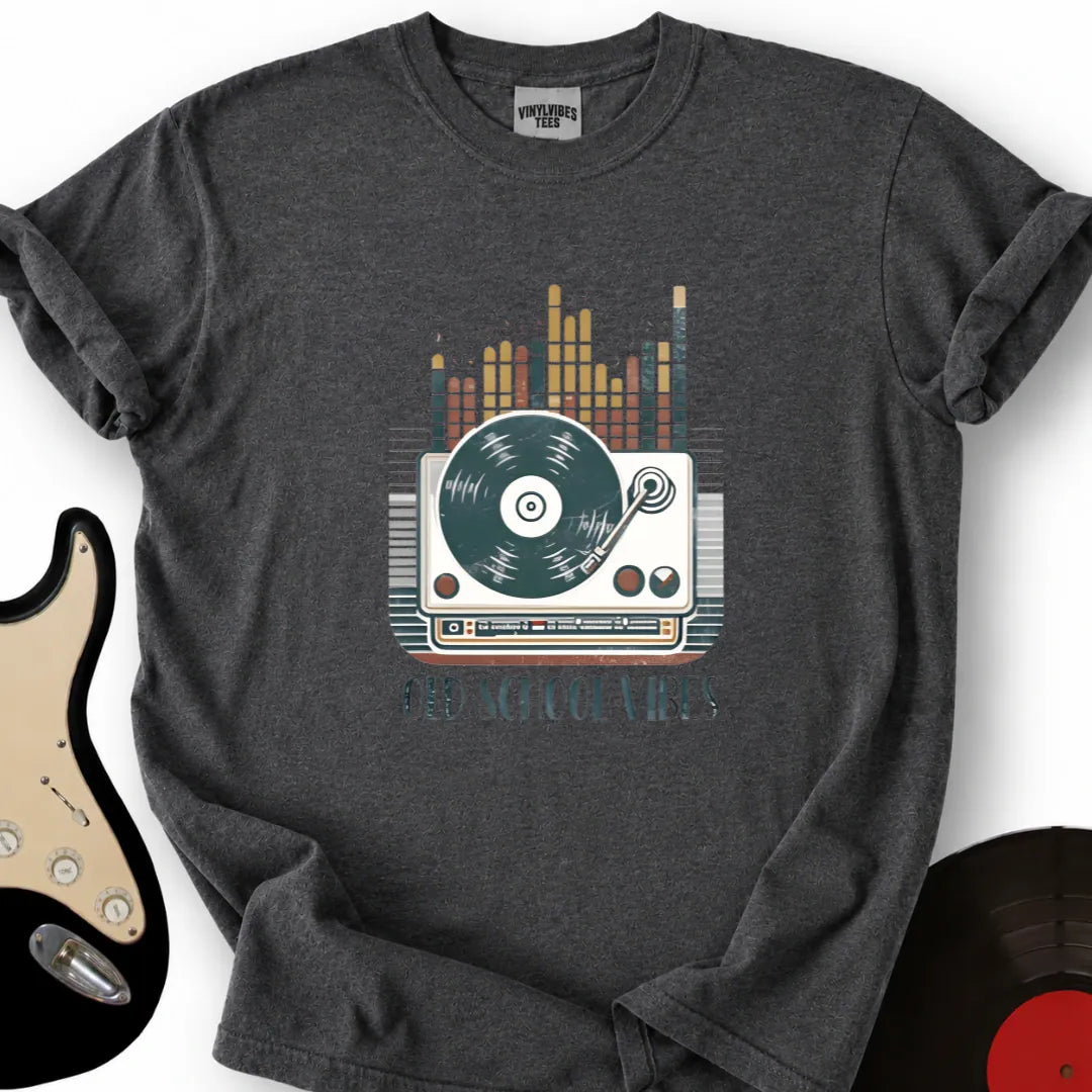 Printify T-Shirt Dark Heather / S Old Skool Vibes T-Shirt