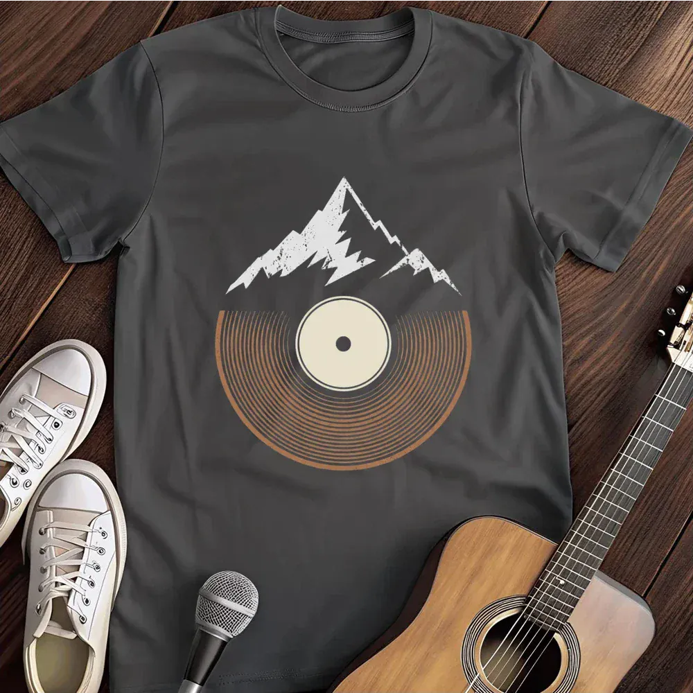 Printify T-Shirt Dark Heather / S Peak Music T Shirt