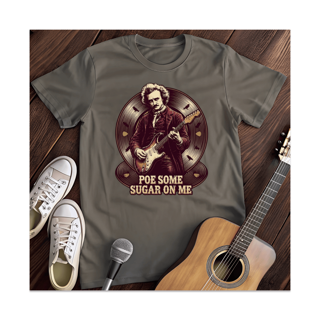 Printify T-Shirt Dark Heather / S Poe Some Sugar T-Shirt