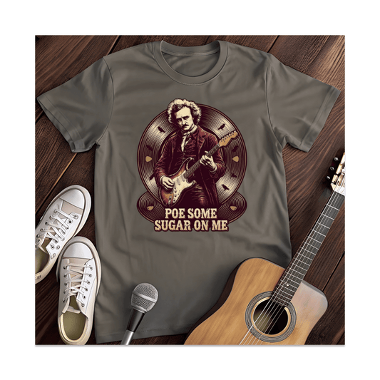 Printify T-Shirt Dark Heather / S Poe Some Sugar T-Shirt