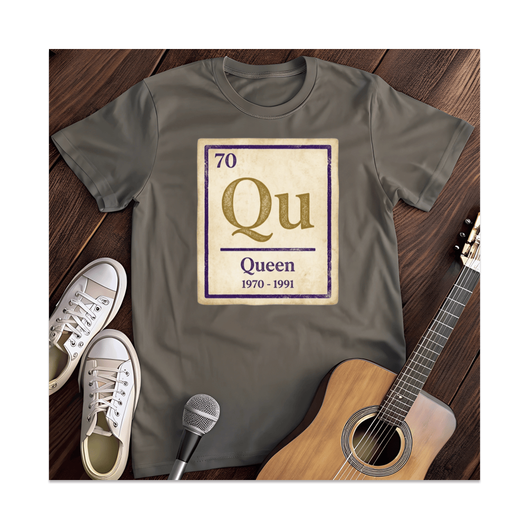 Printify T-Shirt Dark Heather / S Queen Periodic Table T-Shirt