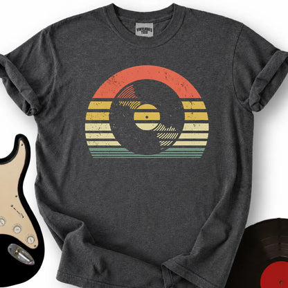Printify T-Shirt Dark Heather / S Retro Sunset T-Shirt