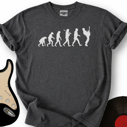 Printify T-Shirt Dark Heather / S Rock Evolution T-Shirt