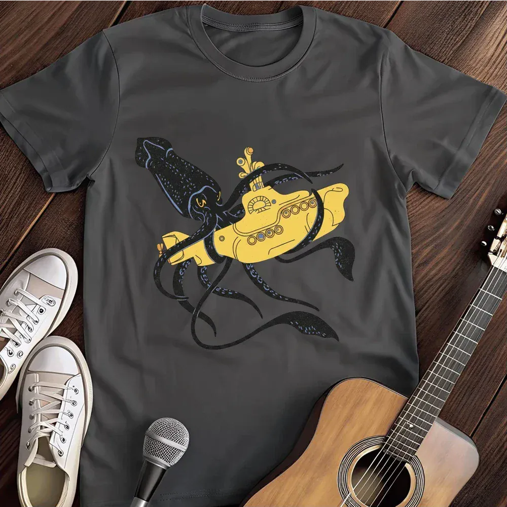 Printify T-Shirt Dark Heather / S Submarine Struggle T Shirt