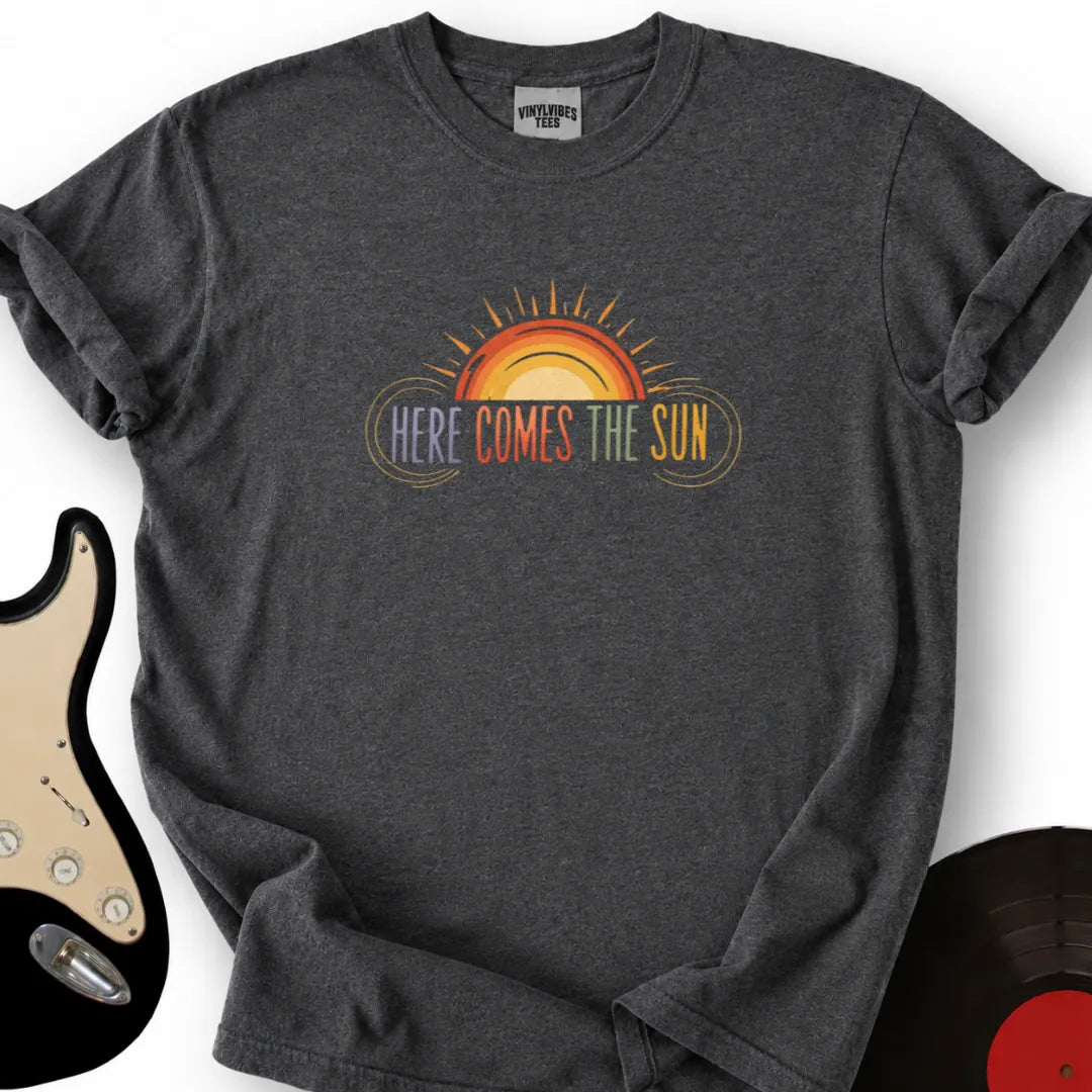 Printify T-Shirt Dark Heather / S Sun T-Shirt
