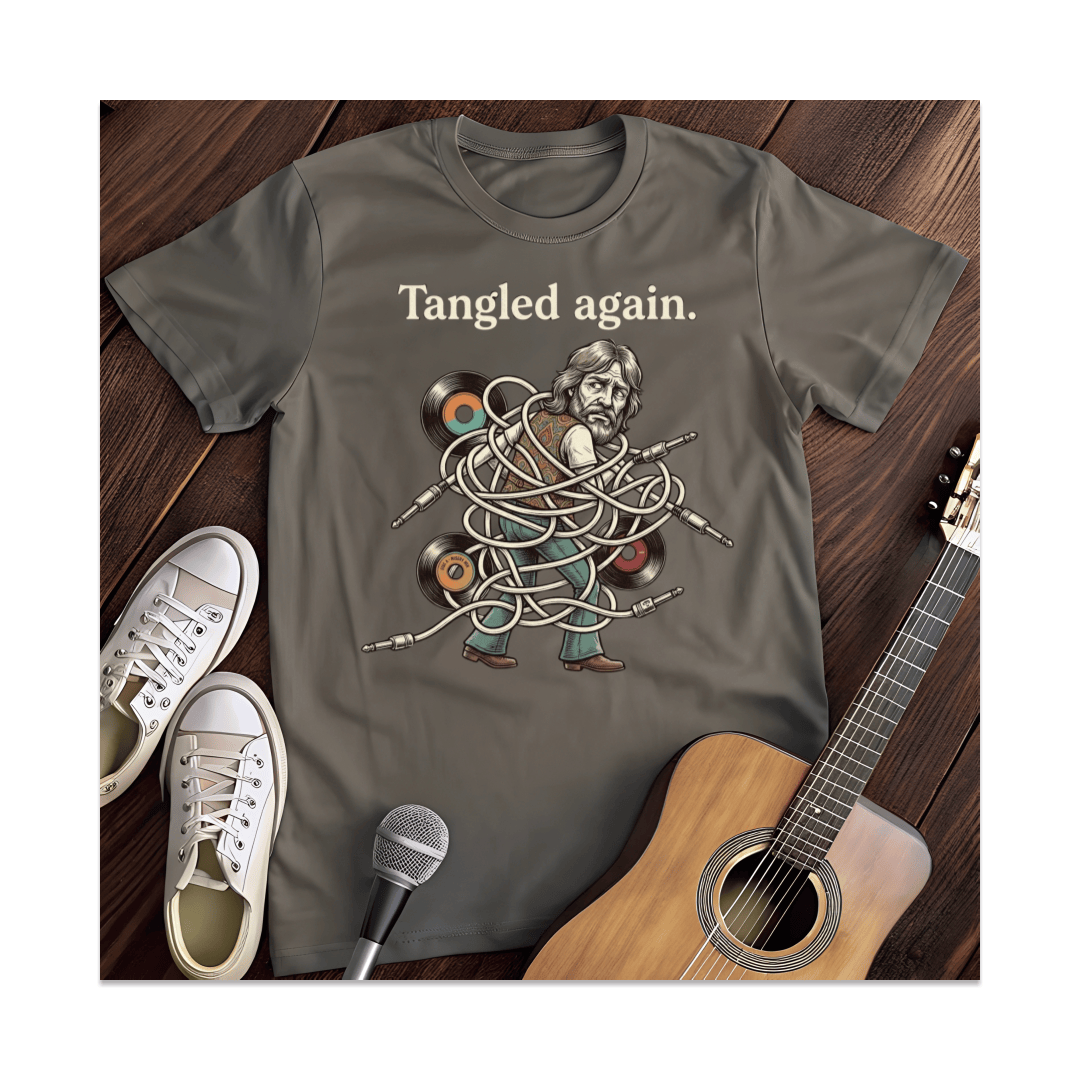 Printify T-Shirt Dark Heather / S Tangled Again T-Shirt