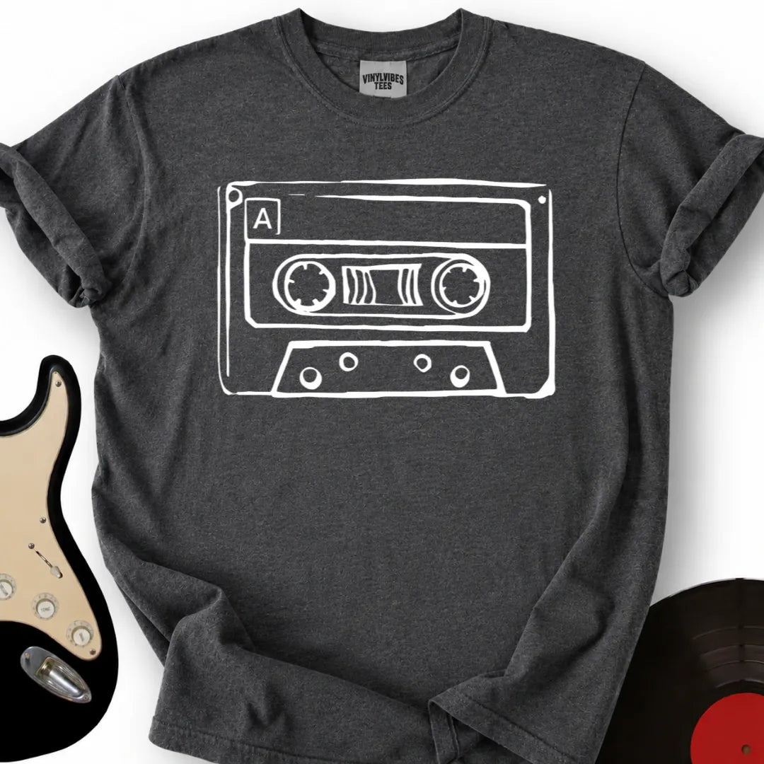 Printify T-Shirt Dark Heather / S Tape T-Shirt