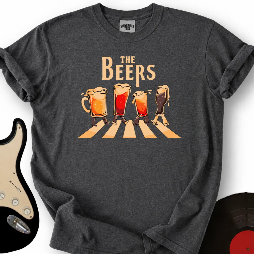 Printify T-Shirt Dark Heather / S The Beers T-Shirt