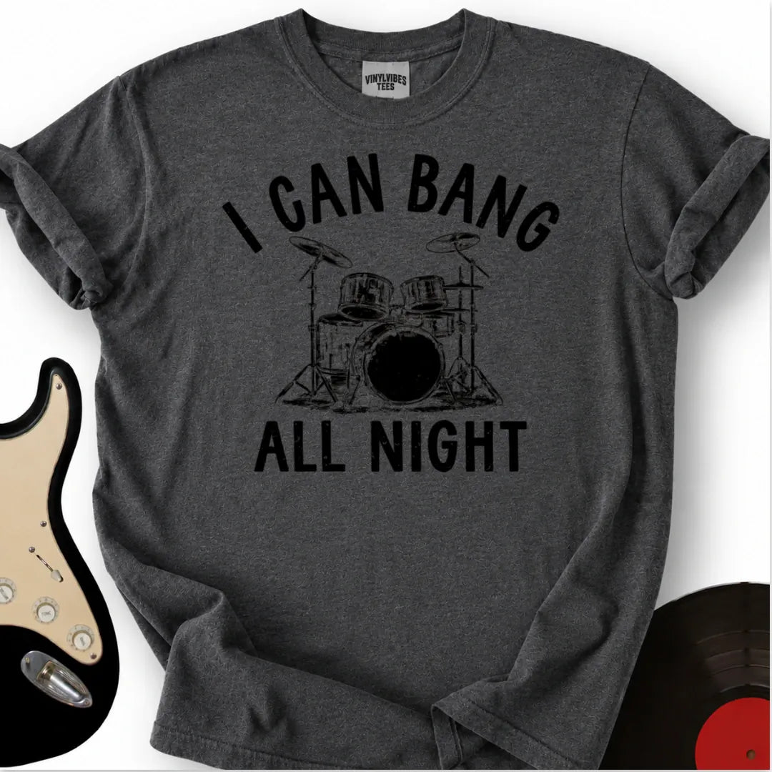 Printify T-Shirt Dark Heather / S The Midnight Drummer T-Shirt