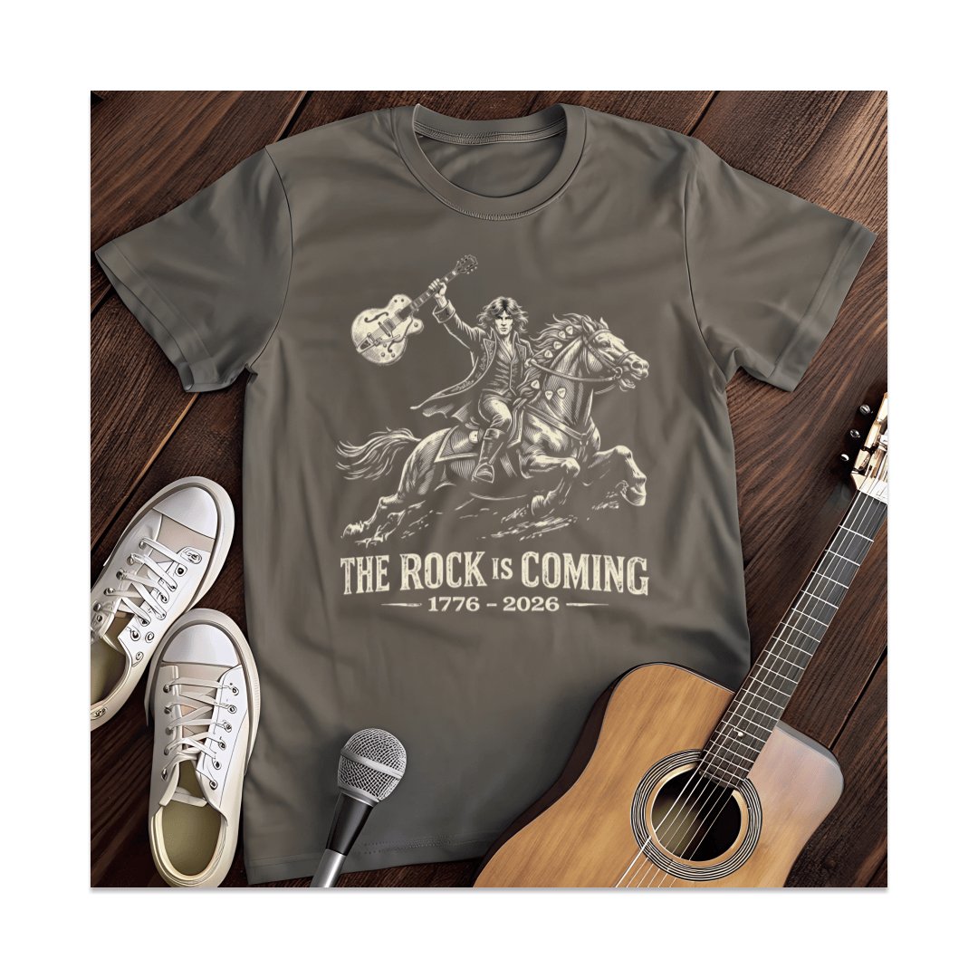 Printify T-Shirt Dark Heather / S The Rock is Coming Equestrian T-Shirt