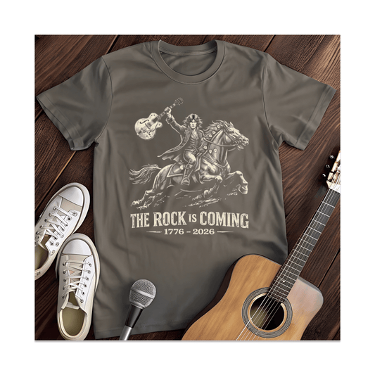 Printify T-Shirt Dark Heather / S The Rock is Coming Equestrian T-Shirt