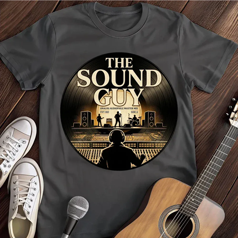 Printify T-Shirt Dark Heather / S The Sound Guy T Shirt