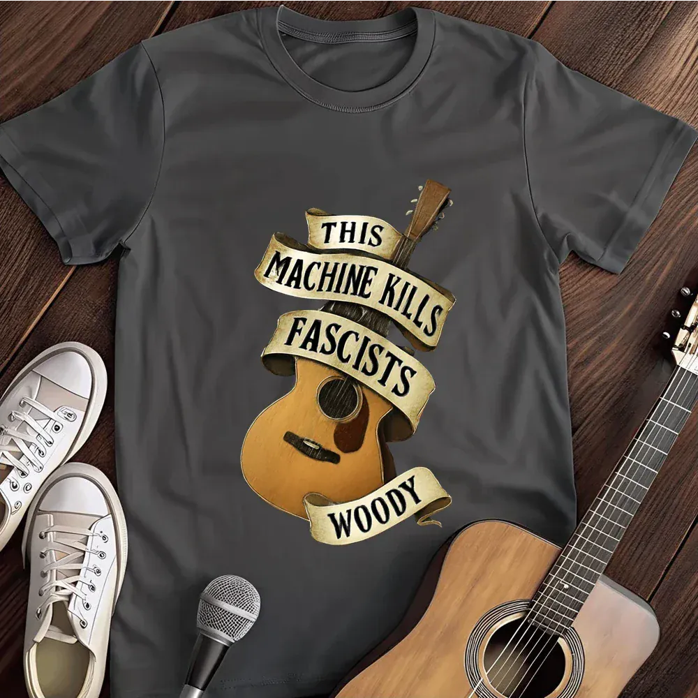 Printify T-Shirt Dark Heather / S This Machine Kills T Shirt