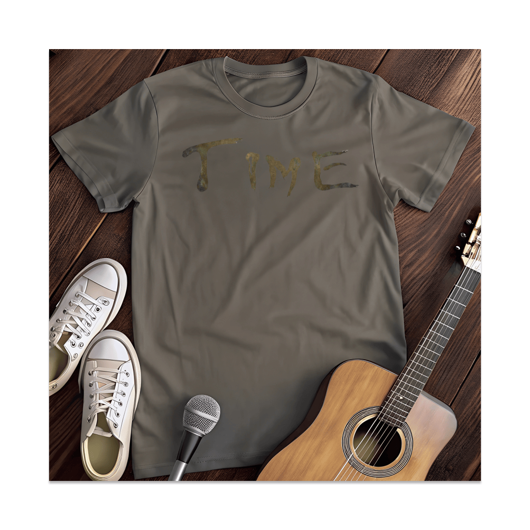 Printify T-Shirt Dark Heather / S Time T-Shirt