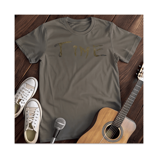 Printify T-Shirt Dark Heather / S Time T-Shirt