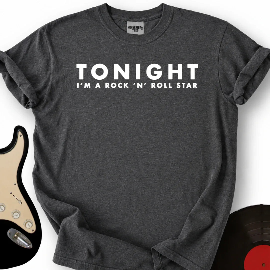 Printify T-Shirt Dark Heather / S Tonight T-Shirt