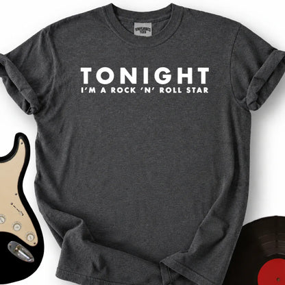Printify T-Shirt Dark Heather / S Tonight T-Shirt