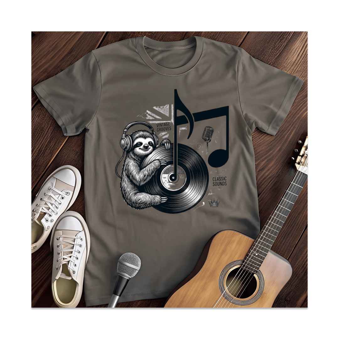 Printify T-Shirt Dark Heather / S Vintage Grooves T-Shirt