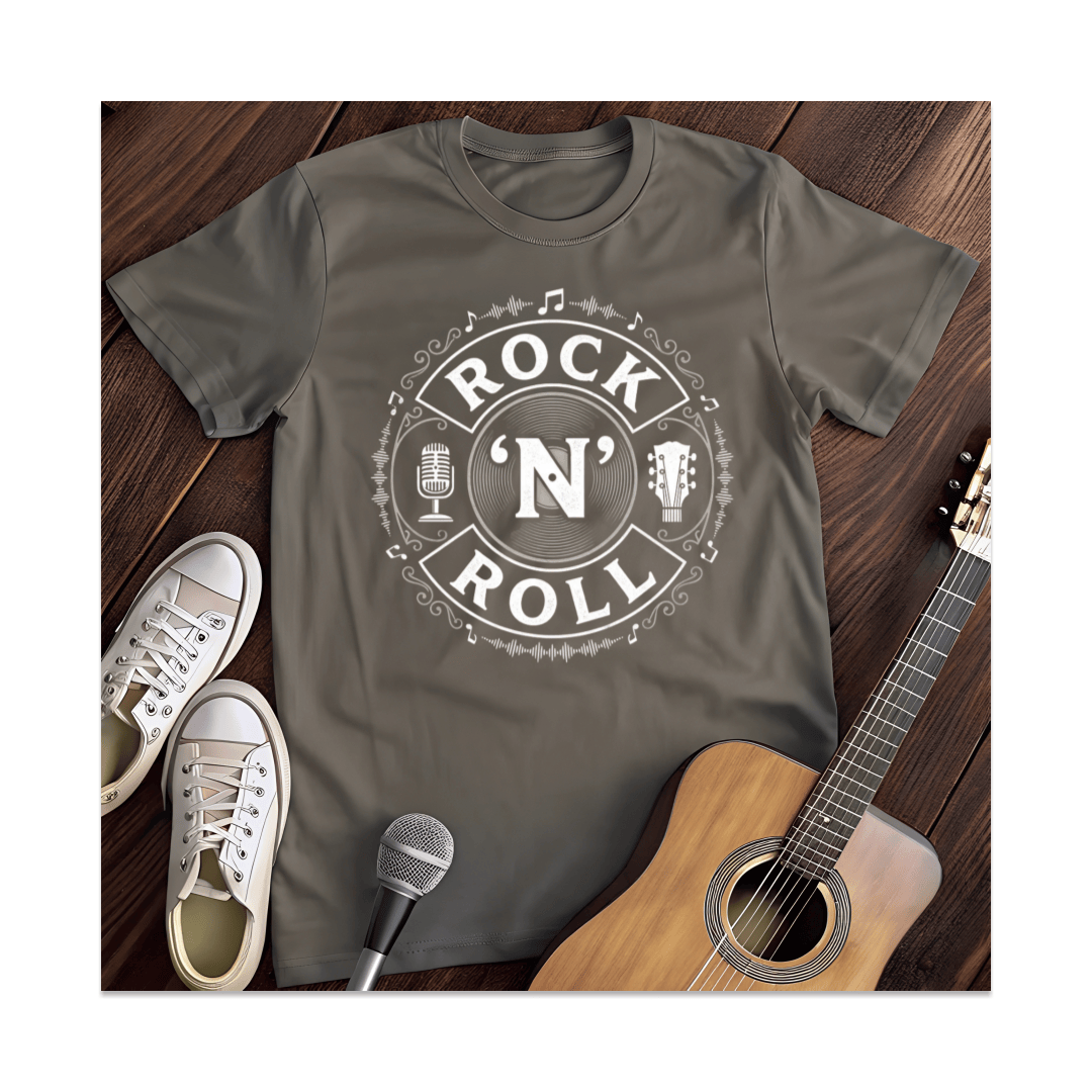 Printify T-Shirt Dark Heather / S Vintage Rock 'N' Roll 69 T-Shirt