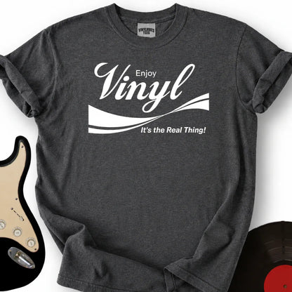 Printify T-Shirt Dark Heather / S Vinyl Coke T-Shirt