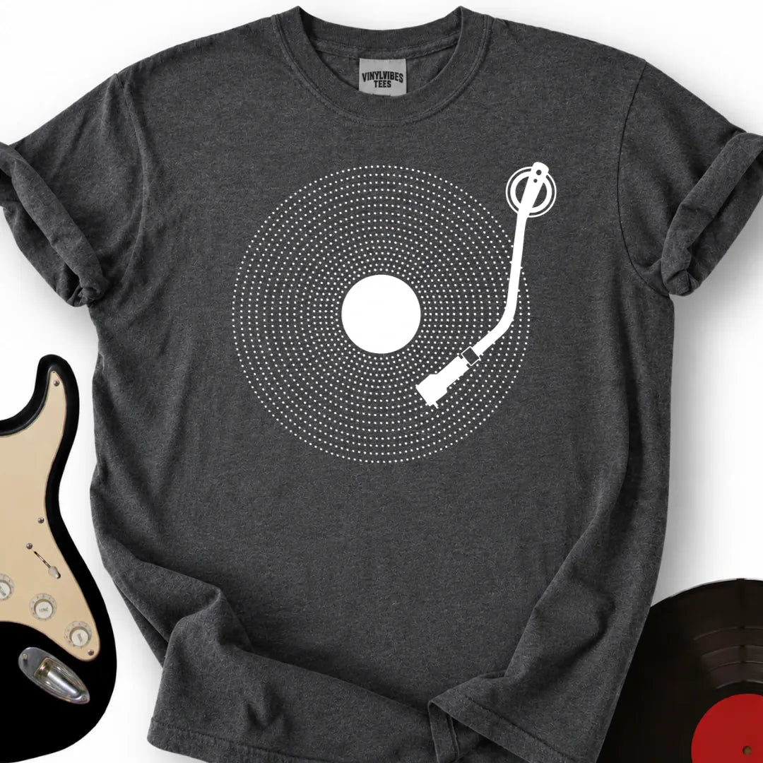 Printify T-Shirt Dark Heather / S Vinyl Dots T-Shirt