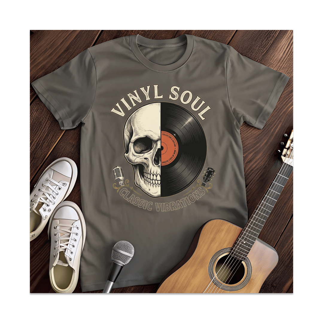 Printify T-Shirt Dark Heather / S Vinyl Soul Classic Vibrations T-Shirt