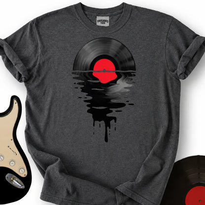 Printify T-Shirt Dark Heather / S Vinyl Sunsetter T-Shirt