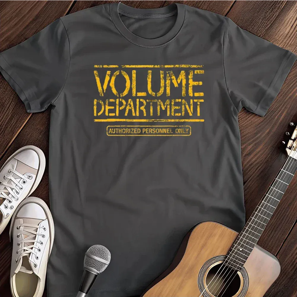 Printify T-Shirt Dark Heather / S Volume Department T Shirt