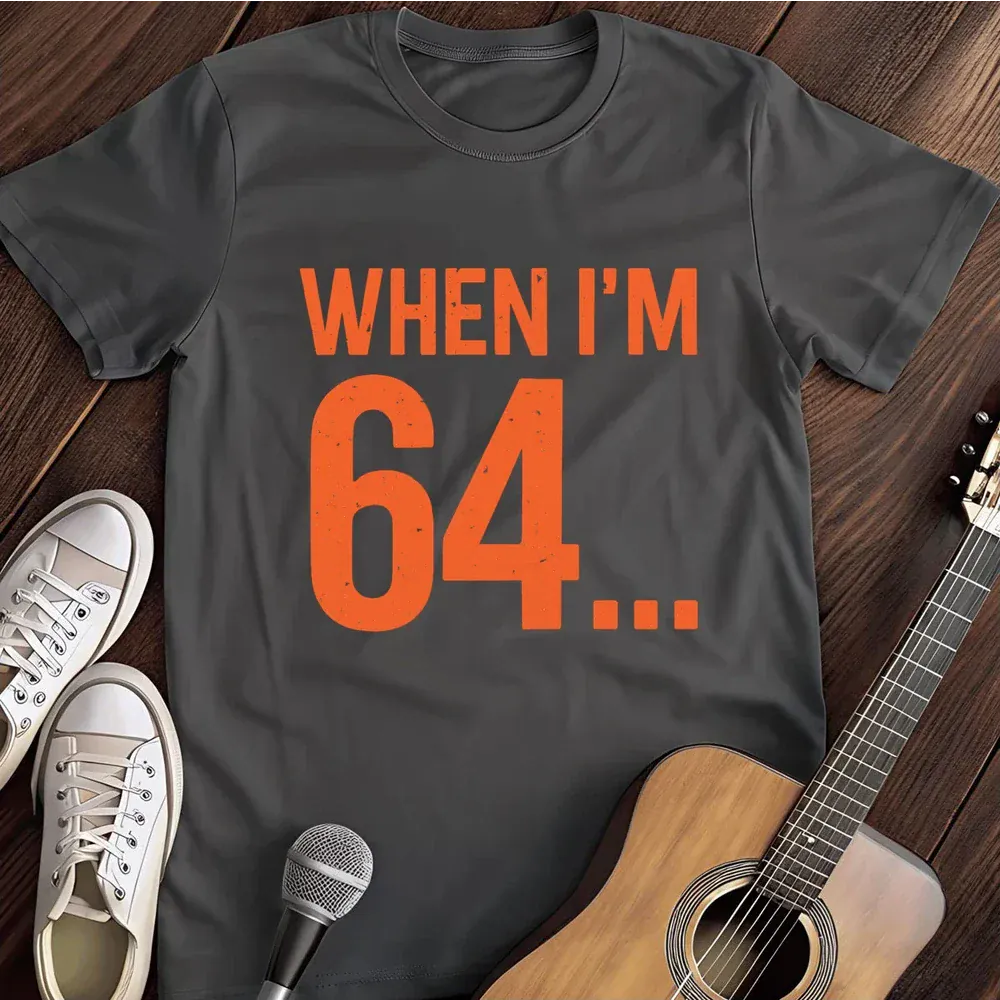 Printify T-Shirt Dark Heather / S When I M T Shirt