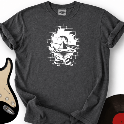 Printify T-Shirt Dark Heather / S White Beyond The Wall T-Shirt