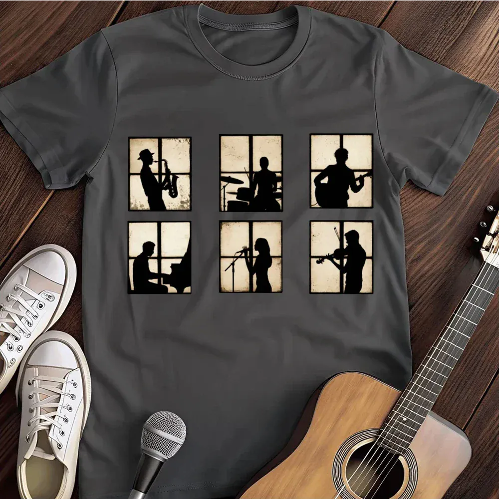 Printify T-Shirt Dark Heather / S Window Into The Soul T Shirt