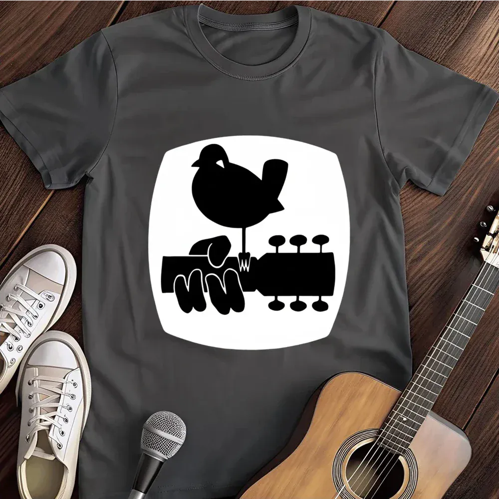 Printify T-Shirt Dark Heather / S Woodstock Music And Art T Shirt