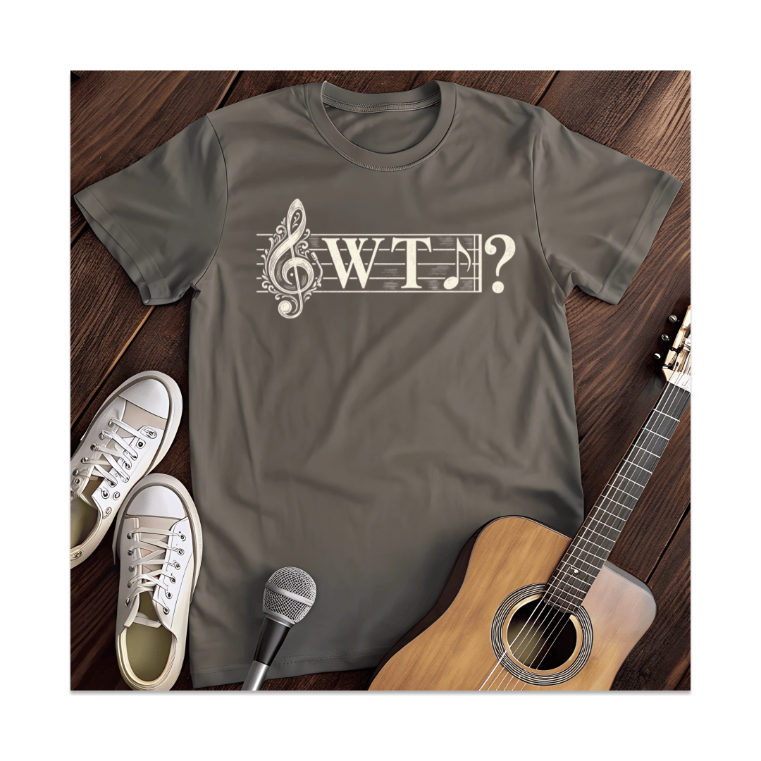 Printify T-Shirt Dark Heather / S WT Music T-Shirt