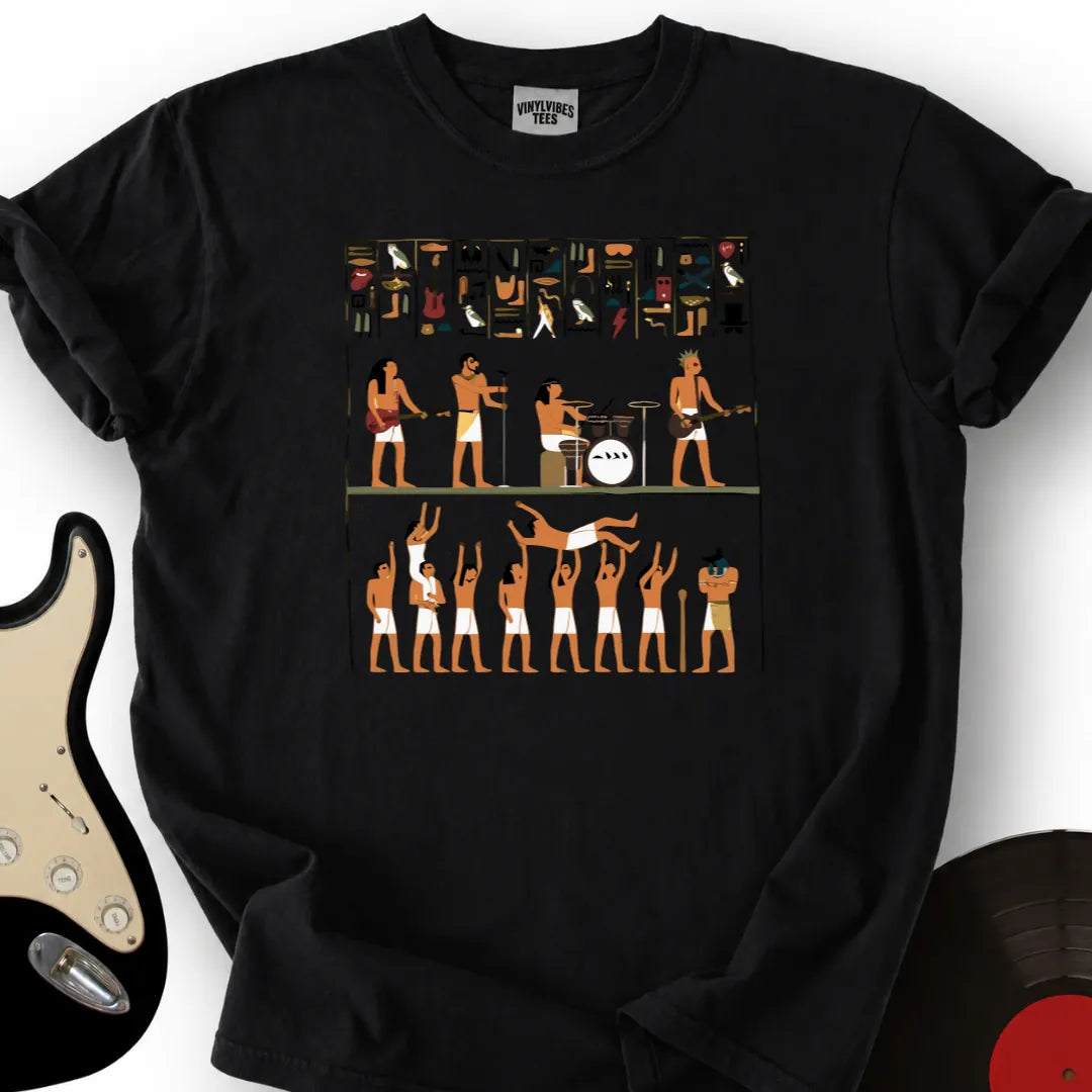 Printify T-Shirt Black / S Egyptian Rockband T-Shirt