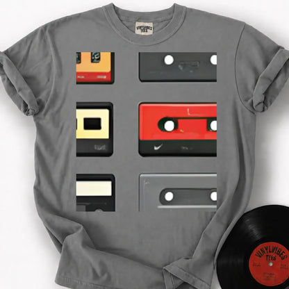 Printify T-Shirt Granite / S Casette Hoarder T-Shirt