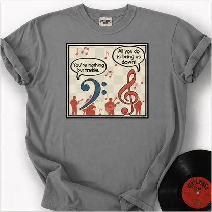Printify T-Shirt Granite / S Clef Quips Premium T-Shirt