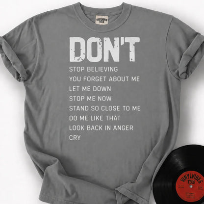 Printify T-Shirt Granite / S Don't Premium T-Shirt